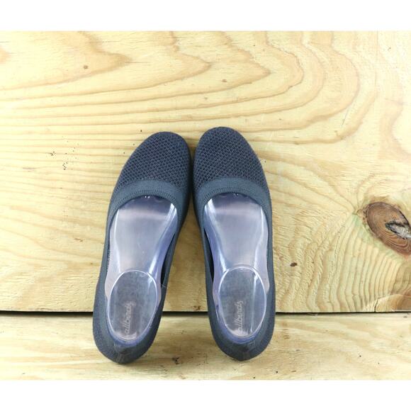 Allbirds Womens Gray 9.5 Knit Ballet Flats Tree Breezers Slip On - Picture 4 of 8